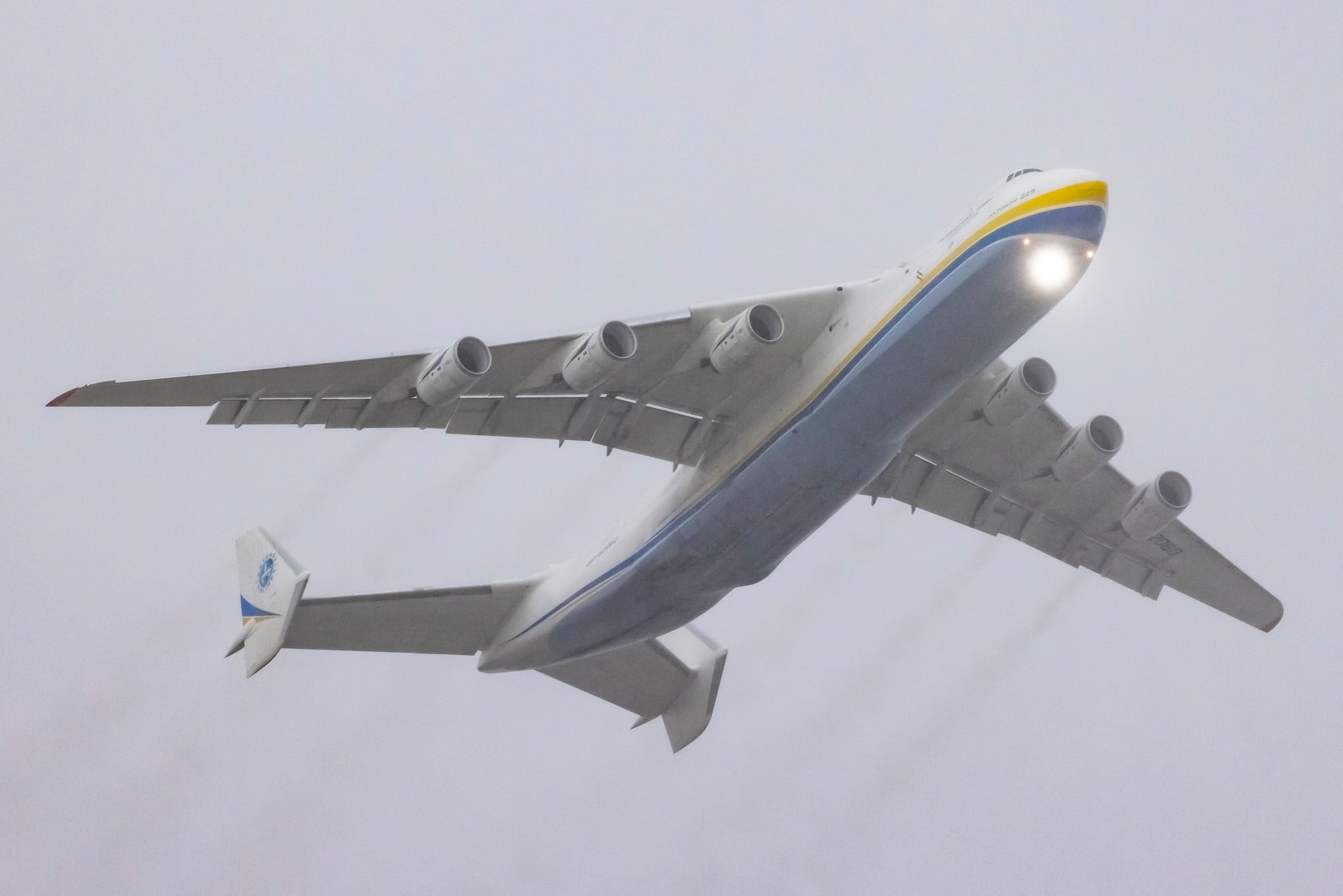 2022-02-05 Antonov An-225 i Billund. (Foto: Thorbjørn Brunander Sund)