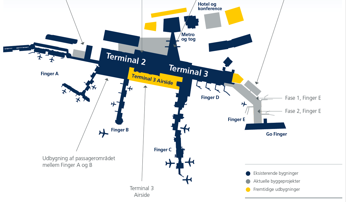 Cph Airport Terminal Map
