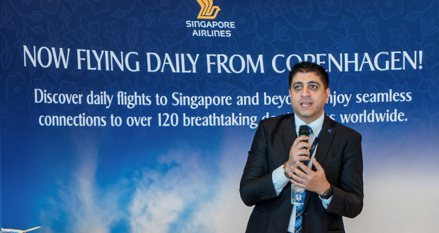 Jagdish Bhojwani, General Manager hos Singapore Airlines i Norden. (Foto: Singapore Airlines)